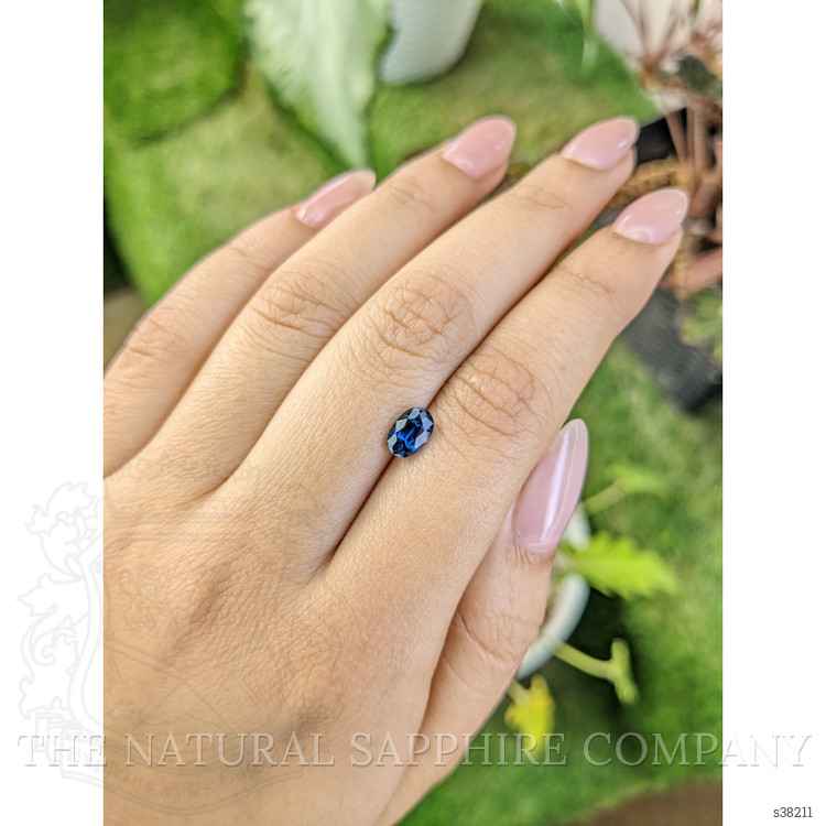 1.10 Ct. Blue Sapphire from Ceylon (Sri Lanka)