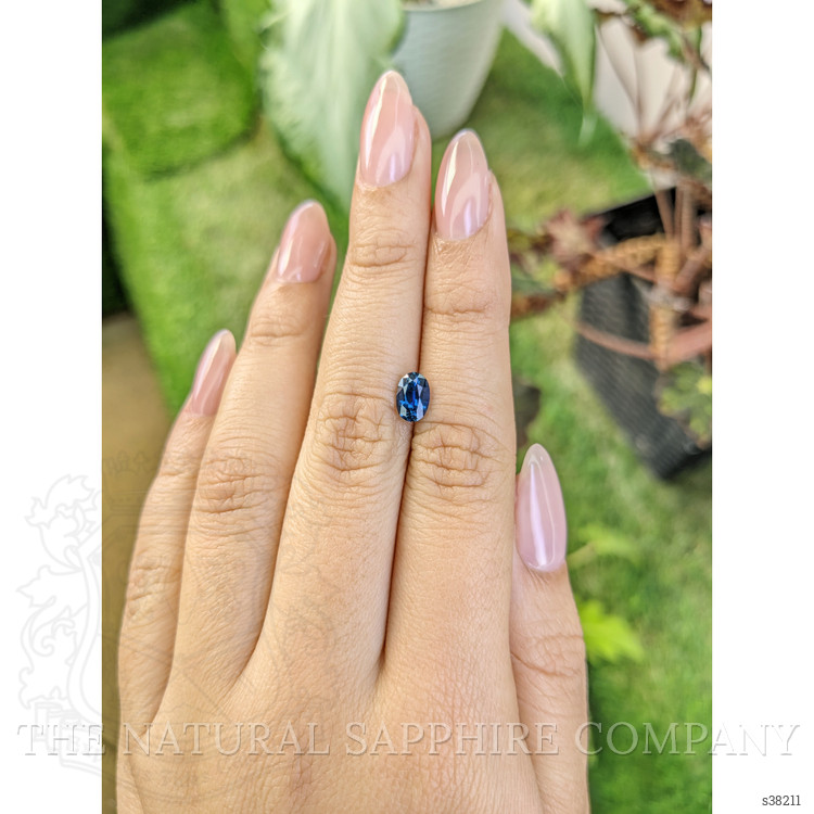 1.10 Ct. Blue Sapphire from Ceylon (Sri Lanka)