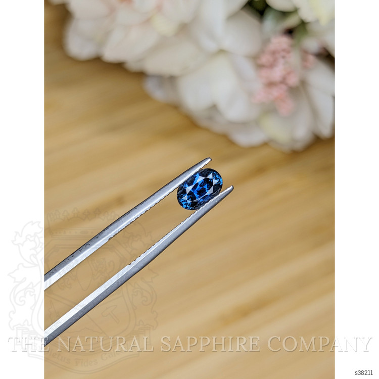 1.10 Ct. Blue Sapphire from Ceylon (Sri Lanka)