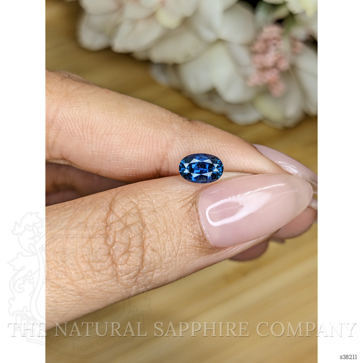 1.10 Ct. Blue Sapphire from Ceylon (Sri Lanka)