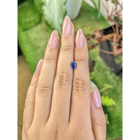 0.67 Ct. Blue Sapphire from Ceylon (Sri Lanka) Life Style