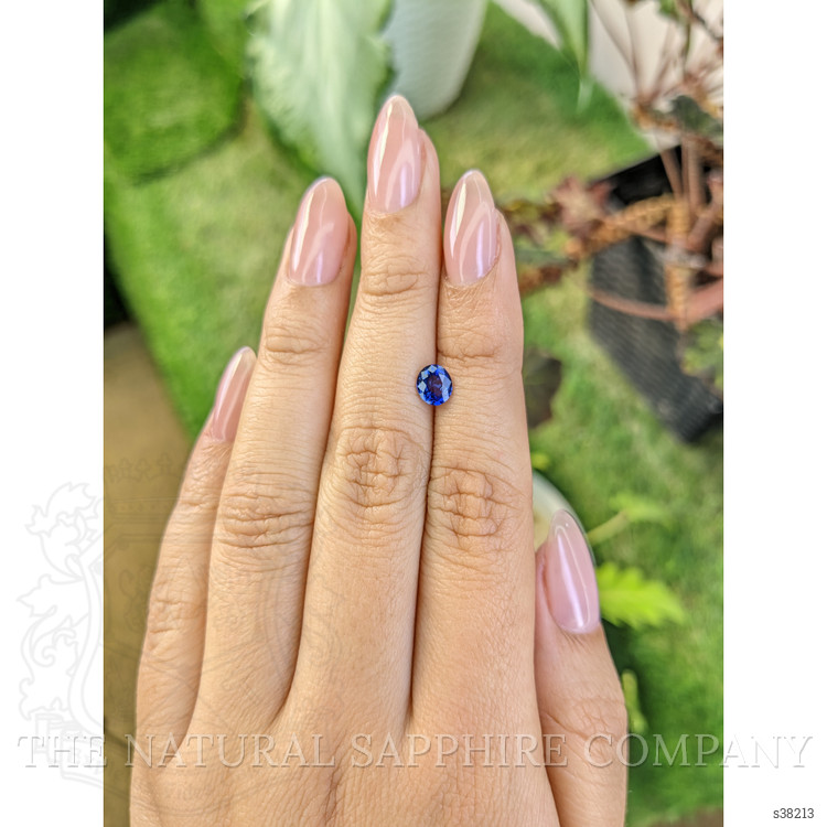 0.67 Ct. Blue Sapphire from Ceylon (Sri Lanka)