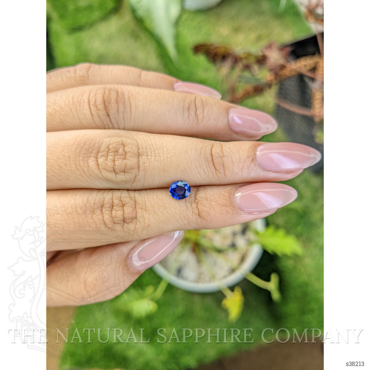 0.67 Ct. Blue Sapphire from Ceylon (Sri Lanka)