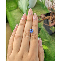 1.47 Ct. Blue Sapphire from Ceylon (Sri Lanka) Life Style