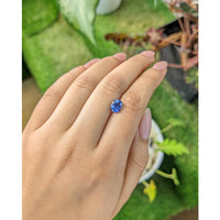 1.47 Ct. Blue Sapphire from Ceylon (Sri Lanka) Life Style