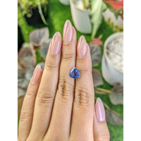 2.09 Ct. Blue Sapphire from Ceylon (Sri Lanka) Life Style