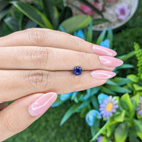1.00 Ct. Blue Sapphire from Madagascar Life Style