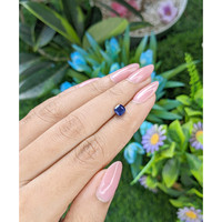 1.00 Ct. Blue Sapphire from Madagascar Life Style