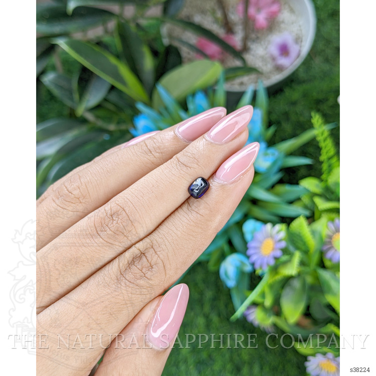 1.05 Ct. Blue Cabochon Sapphire from Madagascar