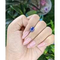2.08 Ct. Blue Sapphire from Tanzania Life Style