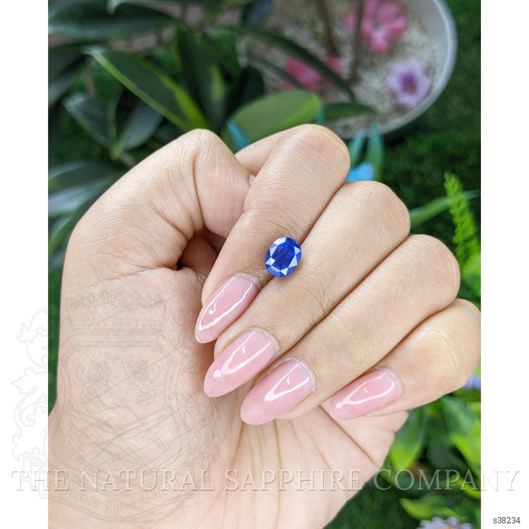 2.08 Ct. Blue Sapphire from Tanzania