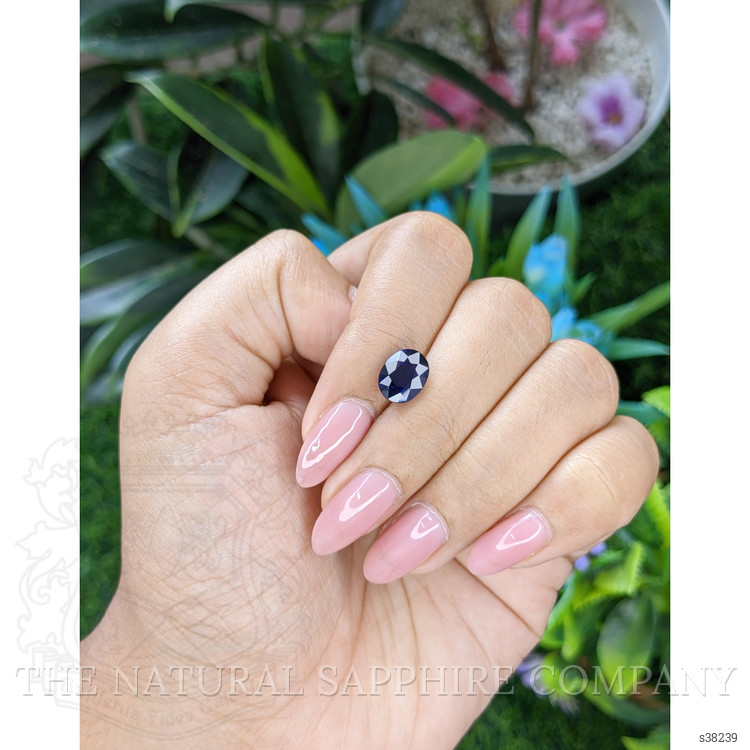 2.74 Ct. Blue Sapphire from Tanzania