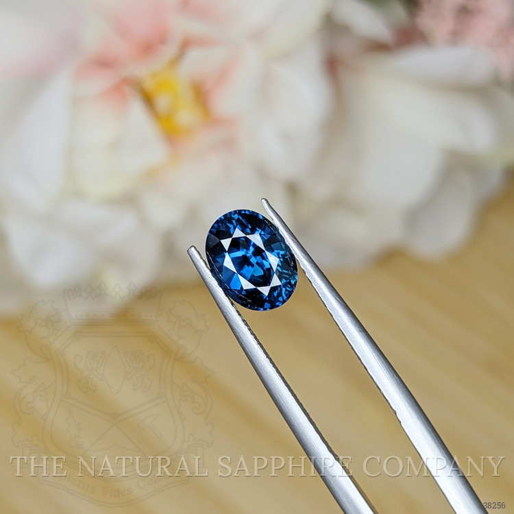 2.08 Ct. Blue Sapphire from Ceylon (Sri Lanka)