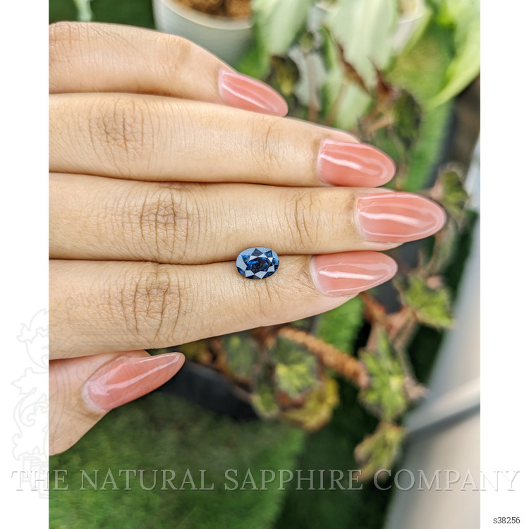 2.08 Ct. Blue Sapphire from Ceylon (Sri Lanka)