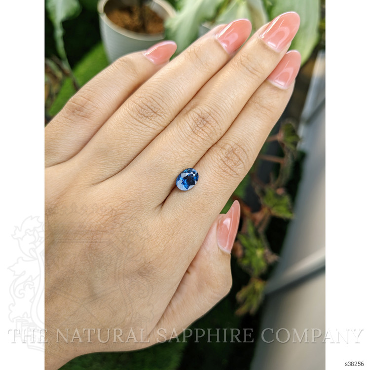2.08 Ct. Blue Sapphire from Ceylon (Sri Lanka)