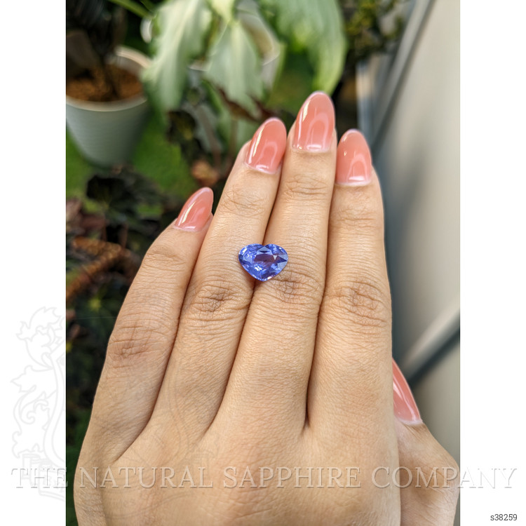 4.04 Ct. Bluish Purple Sapphire from Ceylon (Sri Lanka)
