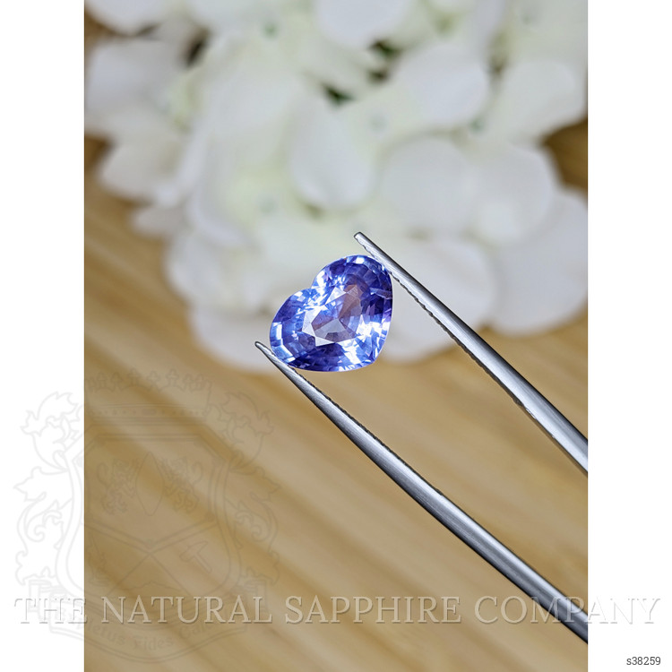 4.04 Ct. Bluish Purple Sapphire from Ceylon (Sri Lanka)