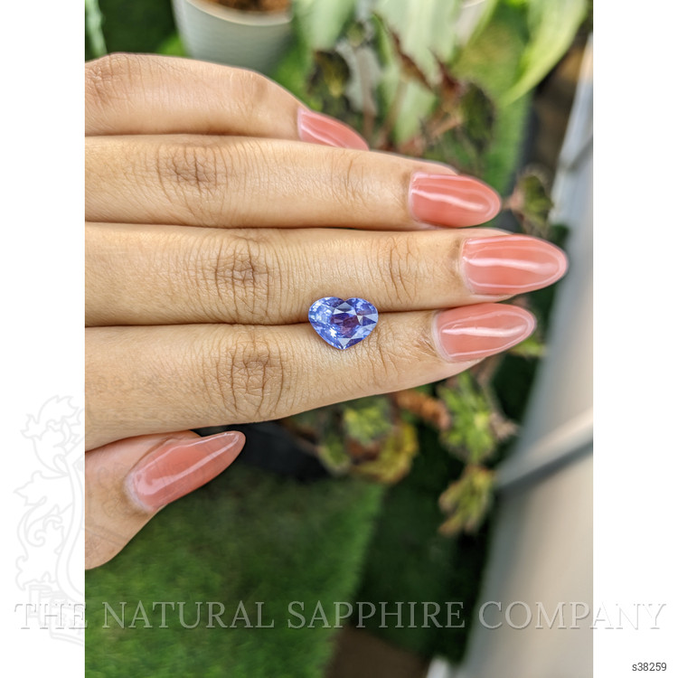 4.04 Ct. Bluish Purple Sapphire from Ceylon (Sri Lanka)