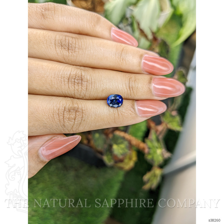 2.04 Ct. Blue Sapphire from Ceylon (Sri Lanka)