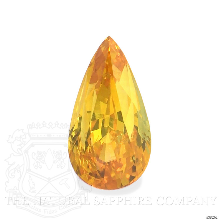 2.00 Ct. Yellowish Orange Sapphire from Ceylon (Sri Lanka)