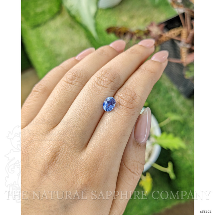 1.58 Ct. Blue Sapphire from Ceylon (Sri Lanka)