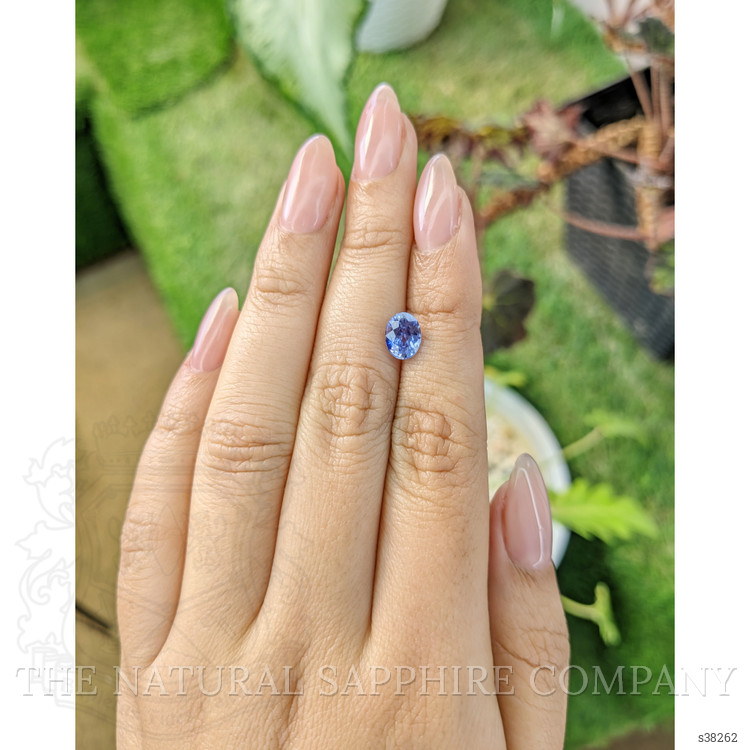 1.58 Ct. Blue Sapphire from Ceylon (Sri Lanka)