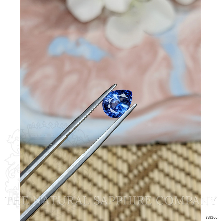 2.13 Ct. Blue Sapphire from Ceylon (Sri Lanka)