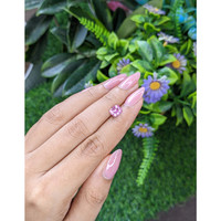 1.26 Ct. Purplish Pink Sapphire from Ceylon (Sri Lanka) Life Style