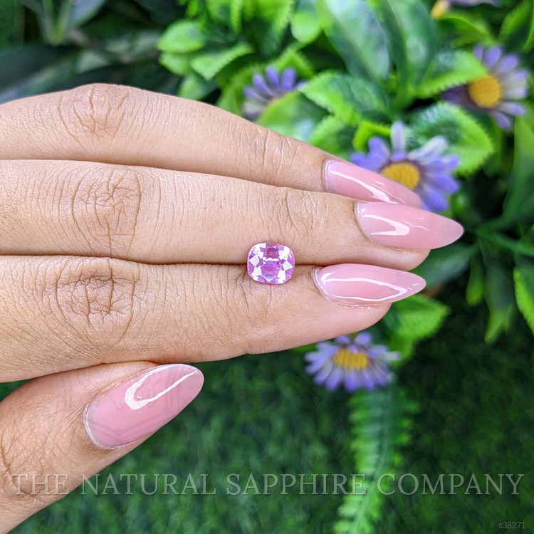 1.26 Ct. Purplish Pink Sapphire from Ceylon (Sri Lanka)
