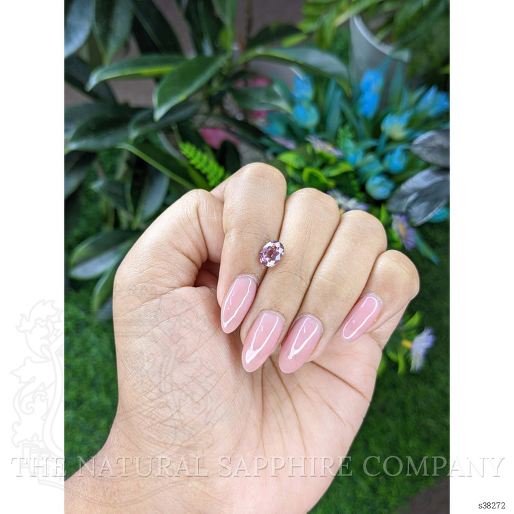 1.32 Ct. Purplish Pink Sapphire from Ceylon (Sri Lanka)