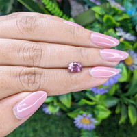 1.32 Ct. Purplish Pink Sapphire from Ceylon (Sri Lanka) Life Style