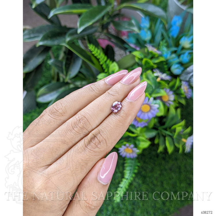 1.32 Ct. Purplish Pink Sapphire from Ceylon (Sri Lanka)