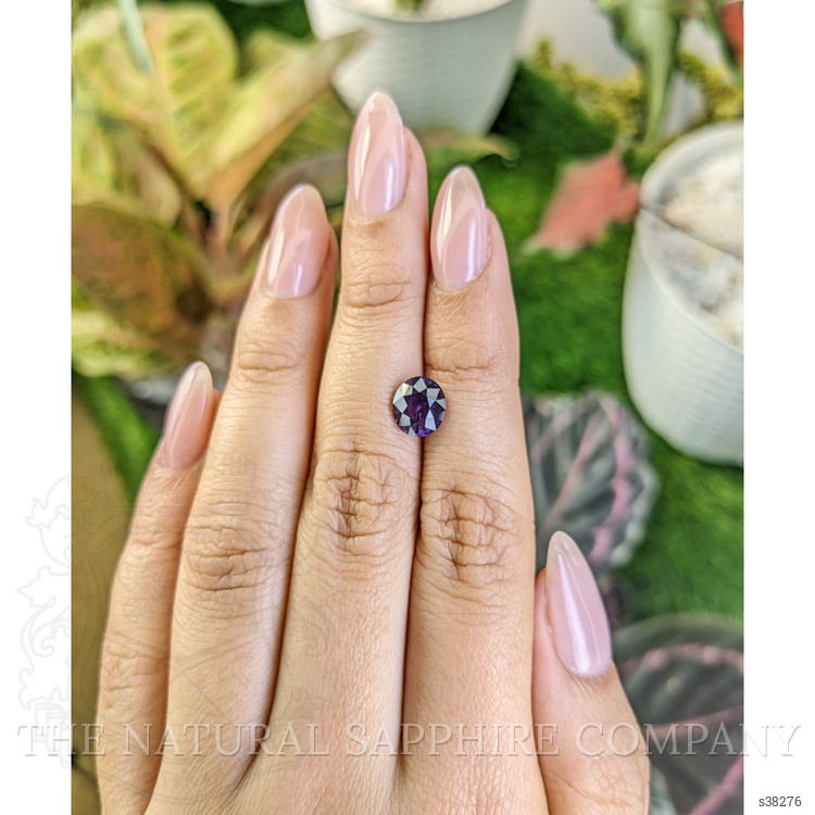 2.11 Ct. Pinkish Purple Sapphire from Ceylon (Sri Lanka)