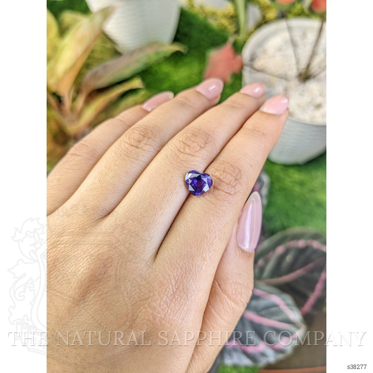2.57 Ct. Purple Sapphire from Ceylon (Sri Lanka)