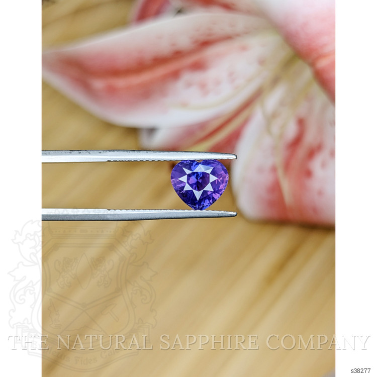 2.57 Ct. Purple Sapphire from Ceylon (Sri Lanka)