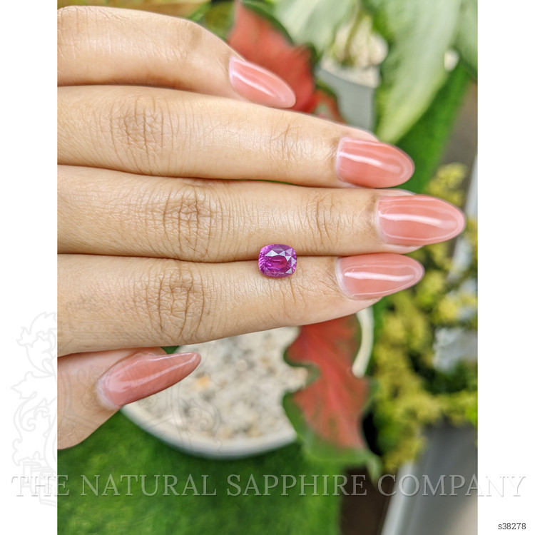 2.16 Ct. Purplish Pink Sapphire from Ceylon (Sri Lanka)