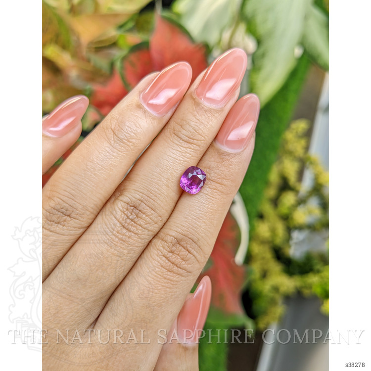 2.16 Ct. Purplish Pink Sapphire from Ceylon (Sri Lanka)