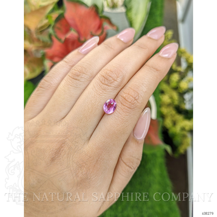 2.04 Ct. Purplish Pink Sapphire from Ceylon (Sri Lanka)