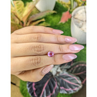 2.04 Ct. Purplish Pink Sapphire from Ceylon (Sri Lanka) Life Style