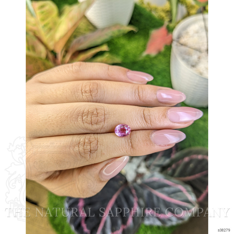 2.04 Ct. Purplish Pink Sapphire from Ceylon (Sri Lanka)