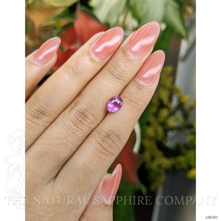 2.02 Ct. Pinkish Purple Sapphire from Ceylon (Sri Lanka)