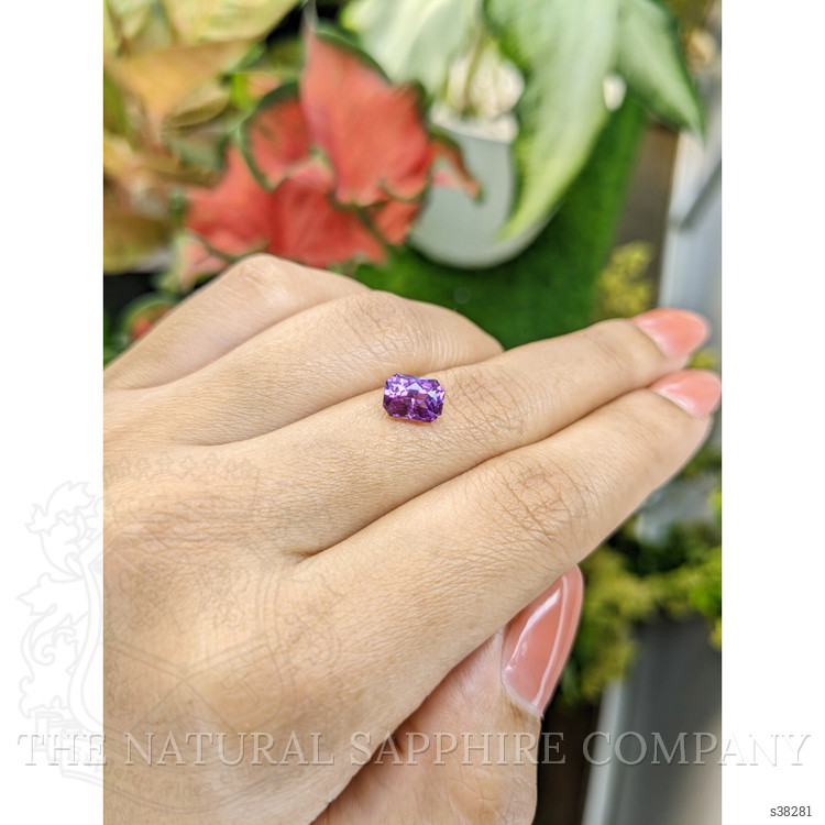 2.13 Ct. Pinkish Purple Sapphire from Ceylon (Sri Lanka)
