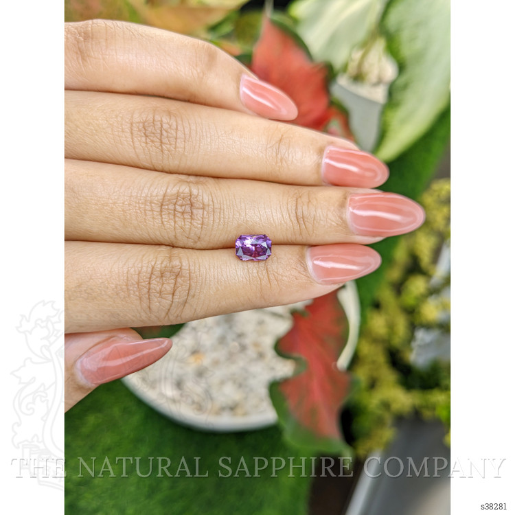2.13 Ct. Pinkish Purple Sapphire from Ceylon (Sri Lanka)