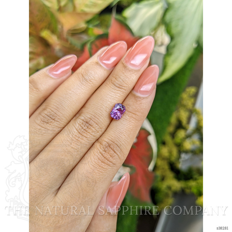 2.13 Ct. Pinkish Purple Sapphire from Ceylon (Sri Lanka)