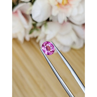 1.65 Ct. Purplish Pink Sapphire from Ceylon (Sri Lanka) Life Style
