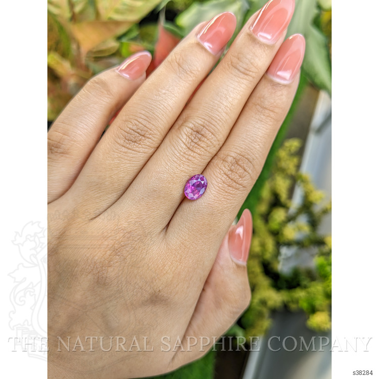 2.17 Ct. Pinkish Purple Sapphire from Ceylon (Sri Lanka)