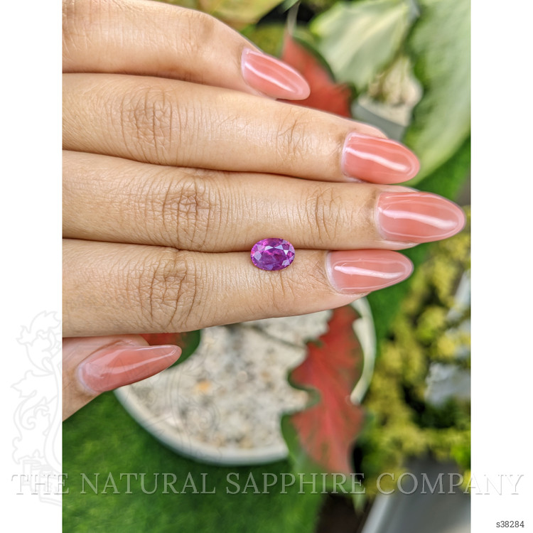 2.17 Ct. Pinkish Purple Sapphire from Ceylon (Sri Lanka)