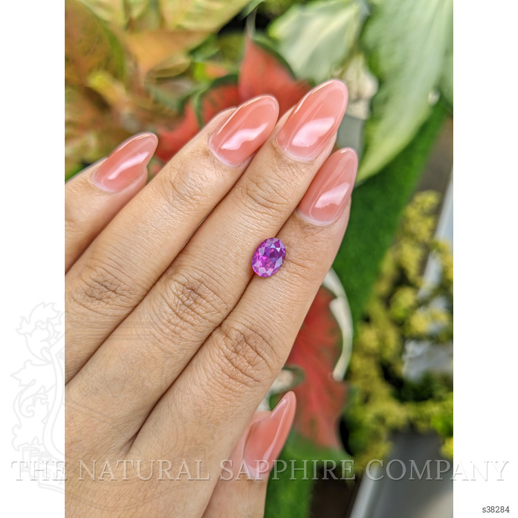 2.17 Ct. Pinkish Purple Sapphire from Ceylon (Sri Lanka)