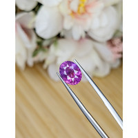 3.33 Ct. Pinkish Purple Sapphire from Ceylon (Sri Lanka) Life Style