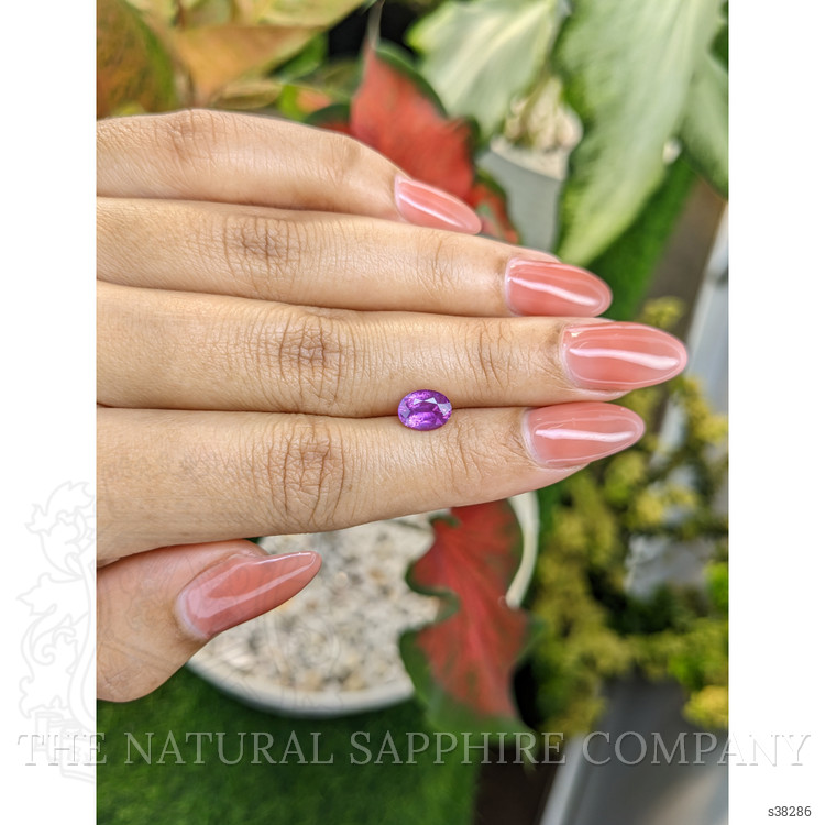 1.54 Ct. Pinkish Purple Sapphire from Ceylon (Sri Lanka)